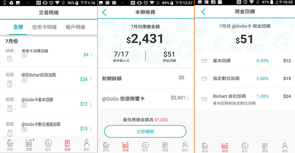 【信用卡】台新GoGo卡 Richart 現金回饋3.5%網購神卡 @蔣妮の冰斗人生